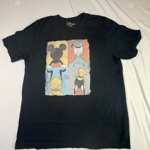 Disney Mickey Mouse and Friends Four Backs Graphic T-Shirt